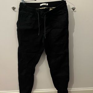 Black joggers
